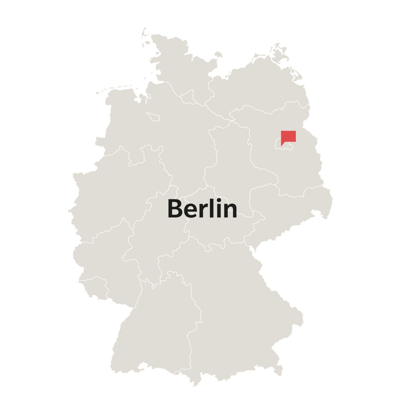 Deutschlandkarte - Berlin