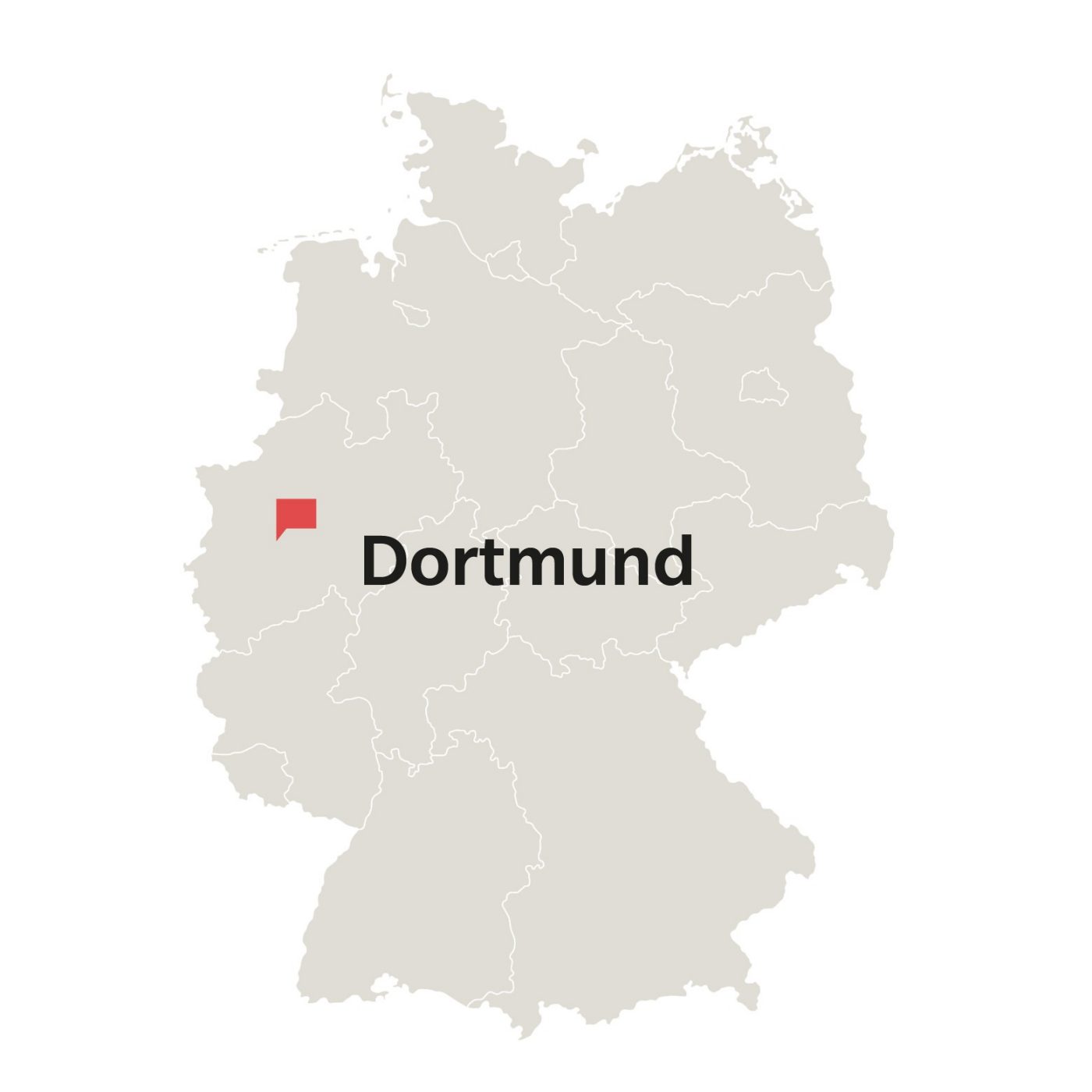 Deutschlandkarte - Dortmund