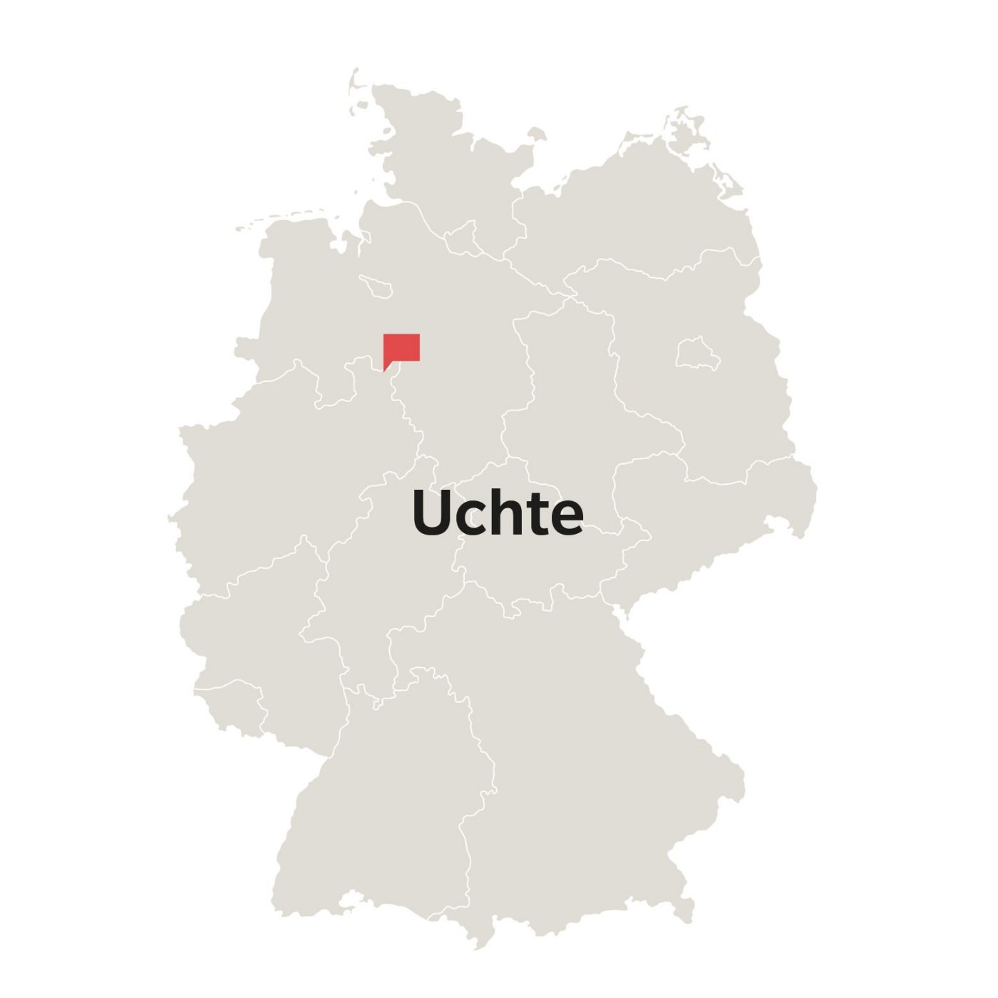 Deutschlandkarte - Uchte
