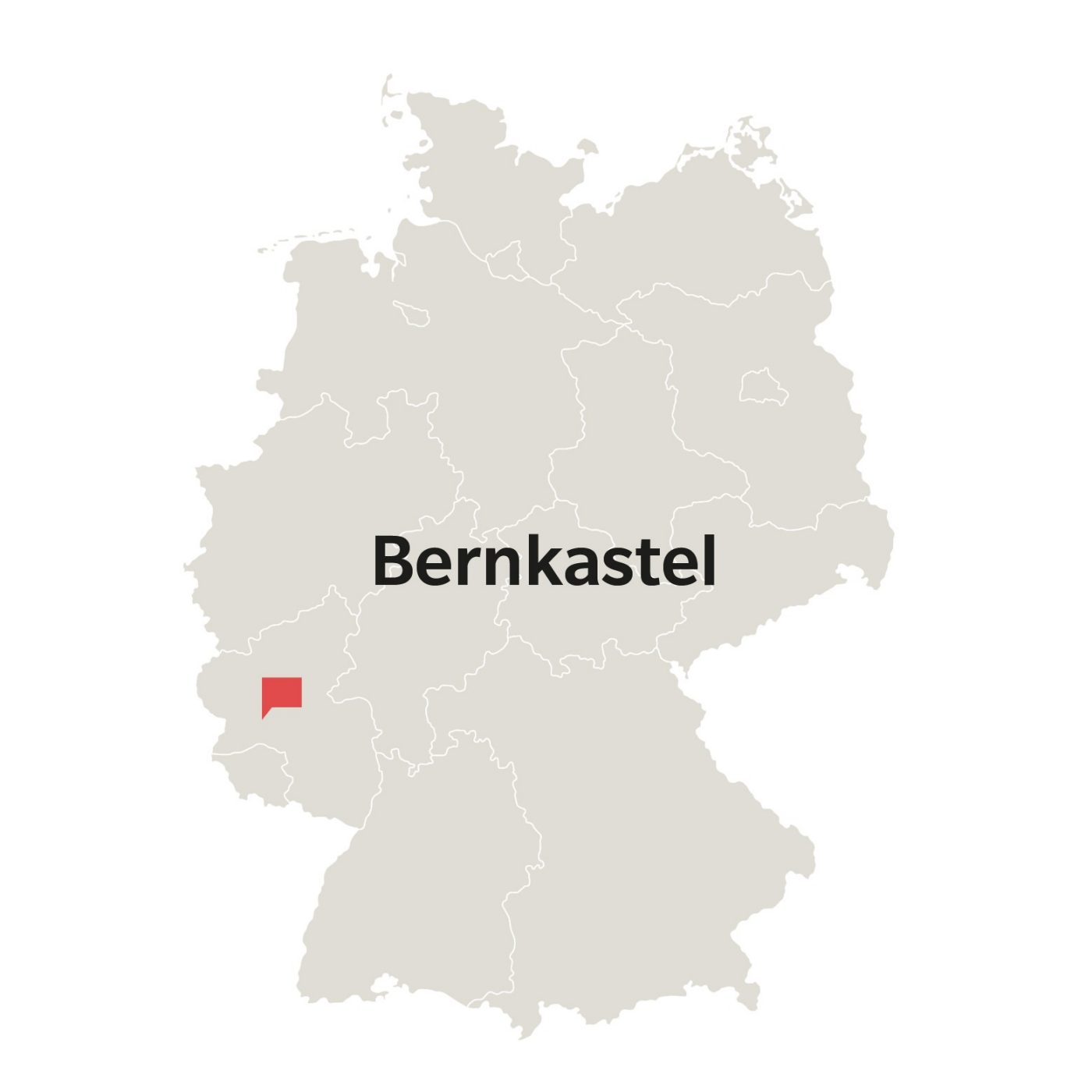 Deutschlandkarte - Bernkastel