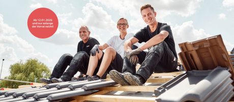 Dachdecker auf Dach Zubehöraktion 2026