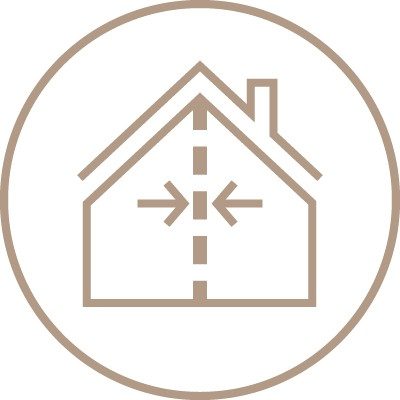 Wall cluster icon interior/inner walls