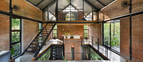 Brick Award 24 Nominee A story of 14858 tiles, Category Feeling at home, Architect: Koshy P Koshy