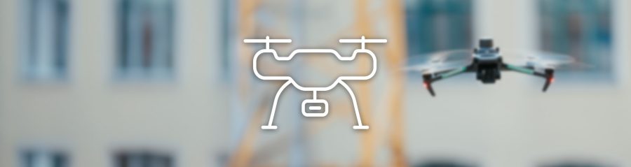 Banner Drohnenflug