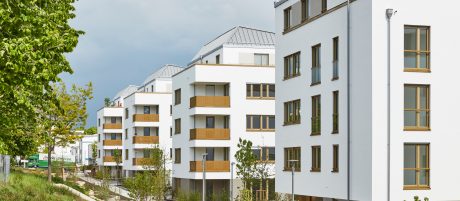 MFH, Caerphillystr., Am Sonnenberg, WBL Wohnungsbau Ludwigsburg GmbH, ARP Architekten, Fair-Wohnen-Modell, NaWoh Qualitätssiegel 2020, Nachhaltiger Wohnungsbau, KfW-Energieeffizienzhaus 55, Poroton-Systemzubehör, WDF