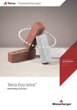 Terca Eco-brick brochure