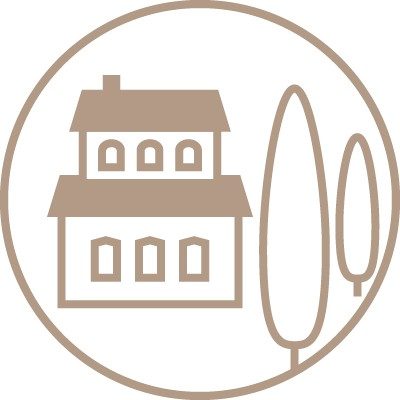 Roof cluster icon Mediterranean