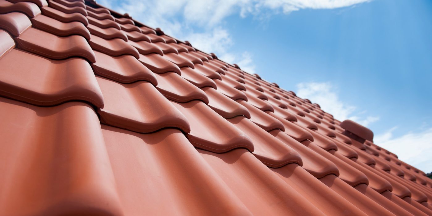 Koramic ceramic roof tiles. Roof tiles: Alegra 12 natuurrood, roof, plane roof tiles.