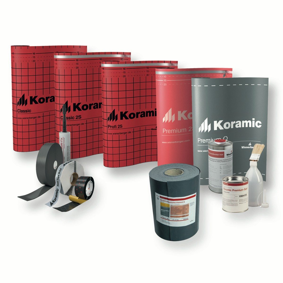 Koramic Unterdeckbahnen mit Zubehör