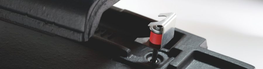 Koramic Sturmfix 2.0 mounted on black rooftile