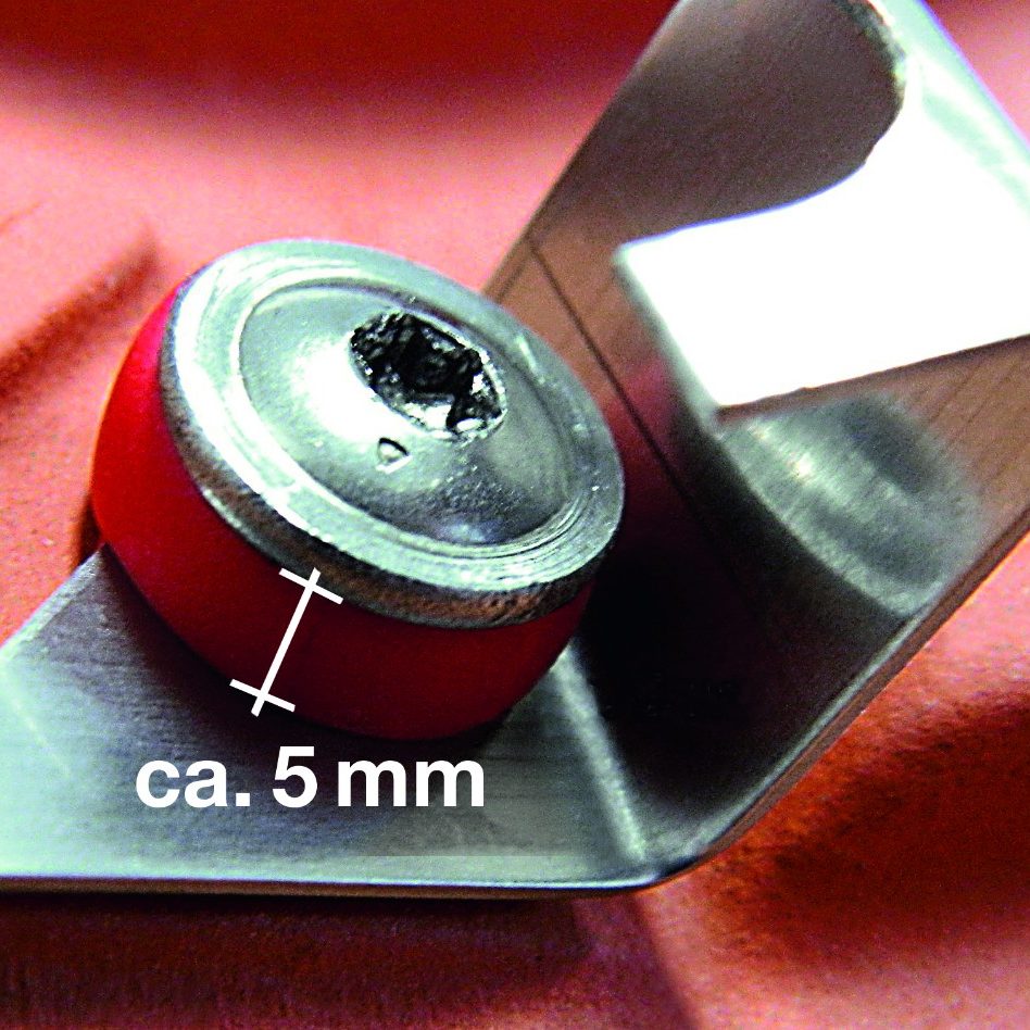 Installation guide of Sturmfix 2.0, screw-in depth