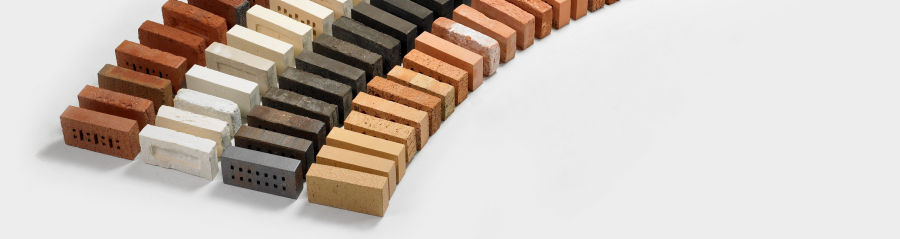 Terca bricks in different colors