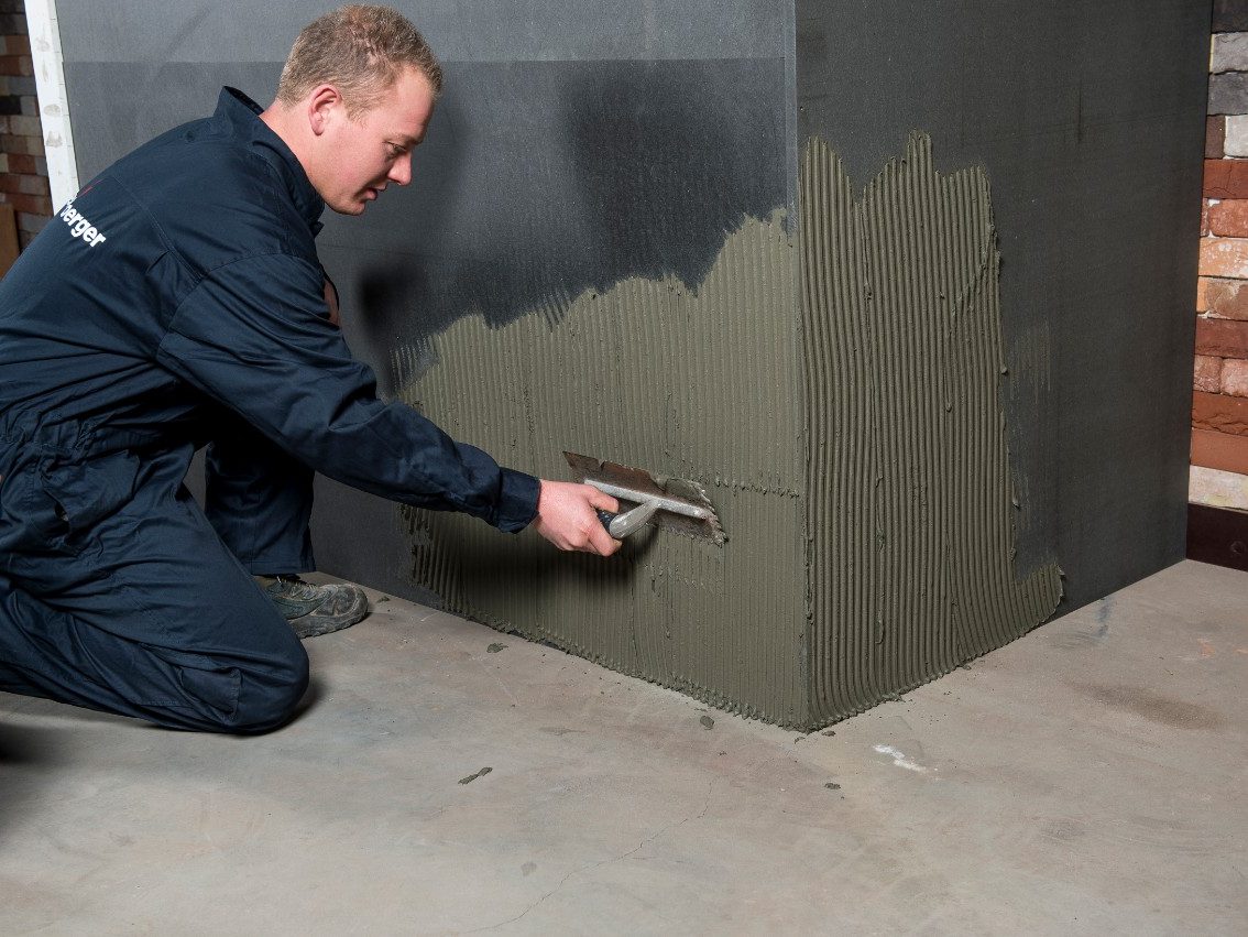 Installing brick slips