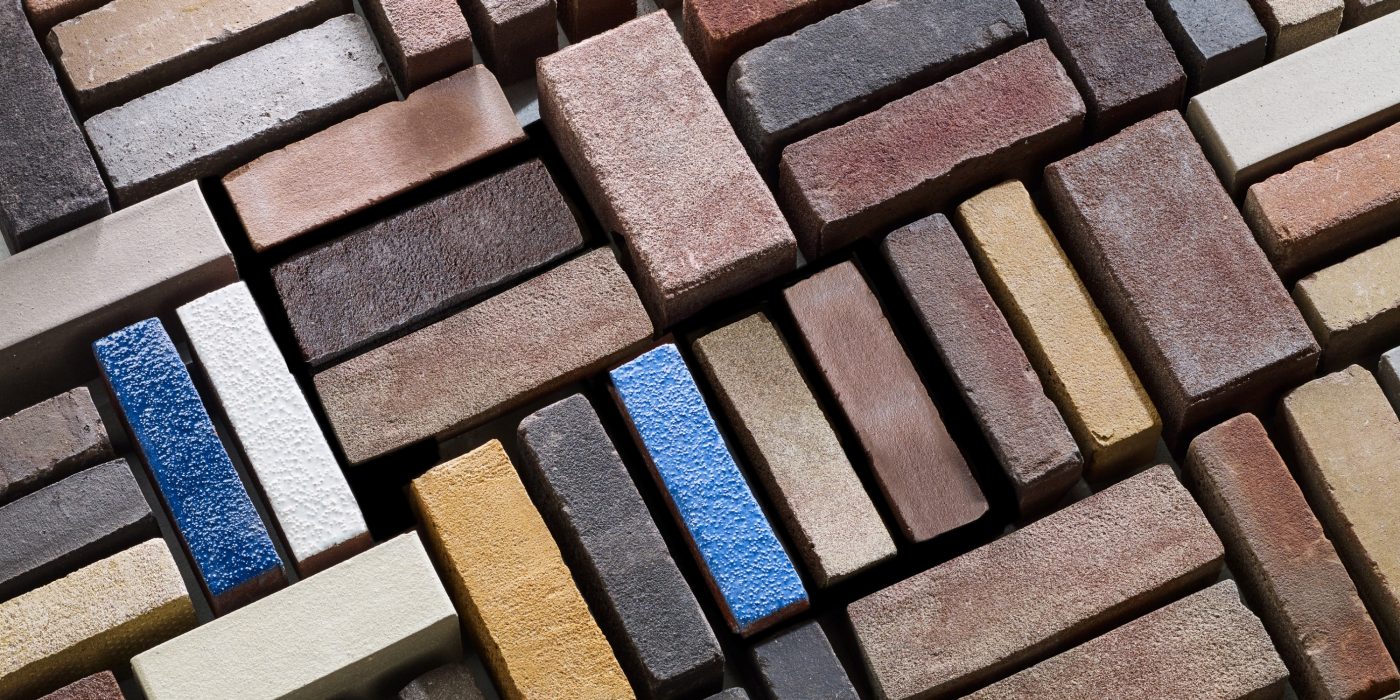 Mood image of paver collection closeup