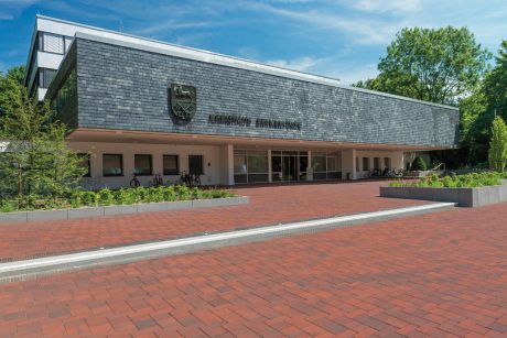 paver, penter, paving stone, square, frontyard, entrance