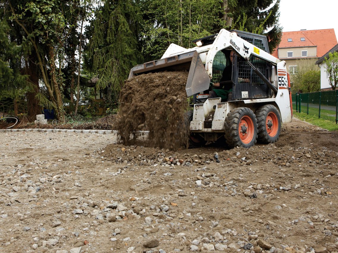 insert base layer, wheel loader, garden, 