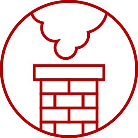 Wall cluster icon for chimney system / Kamtec