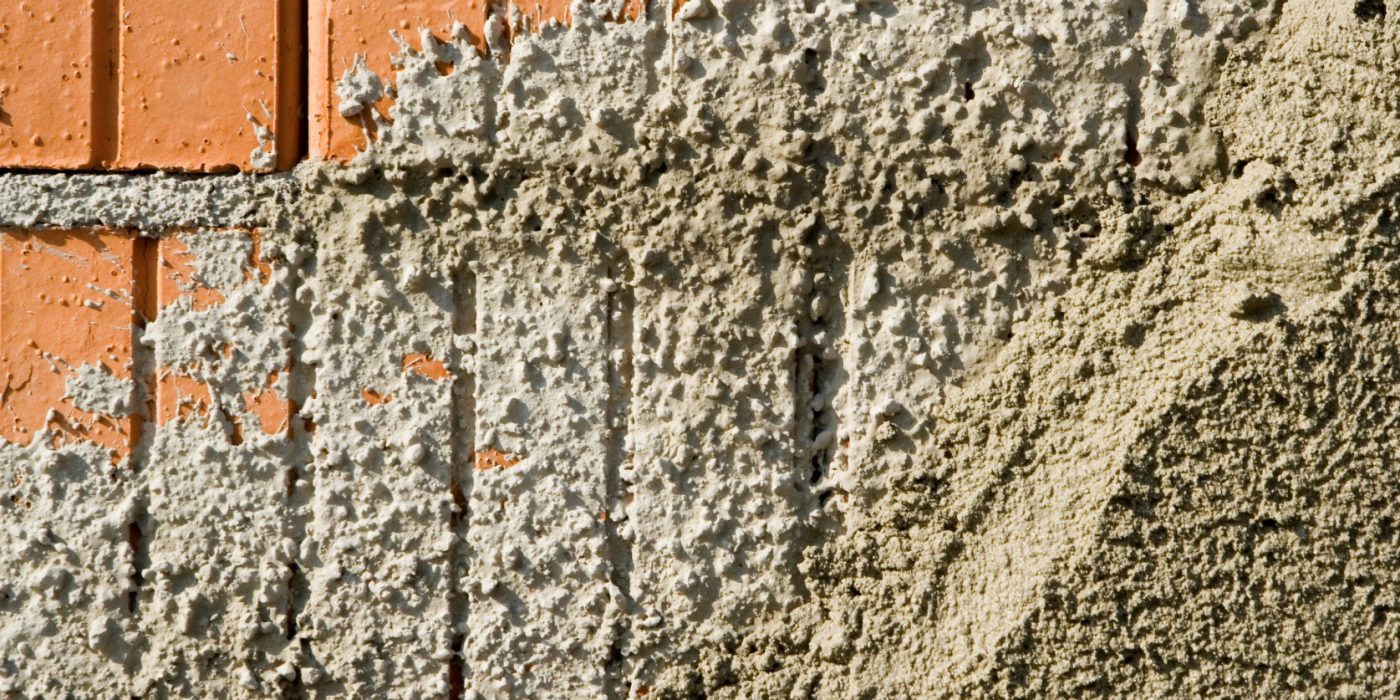 exterior rendering on poroton