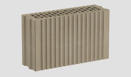 Lehmbloc grauer Hintergrund