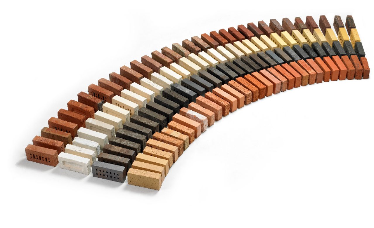Terca bricks in different colors 