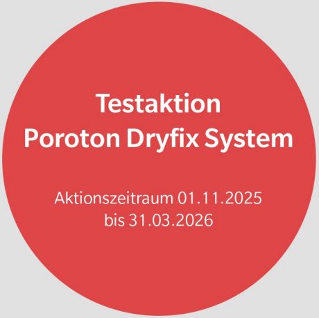 Testaktion Poroton Dryfix System - Störer