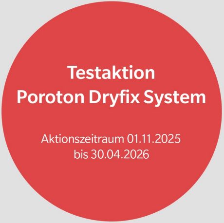 Testaktion Poroton Dryfix System - Störer