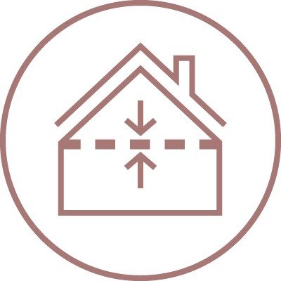 Wall cluster icon for ceiling system