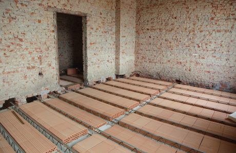 fortress, königstein, renovation, brick ceiling, filigran Ziegeldecke 18+7, filigree brick ceiling 18+7