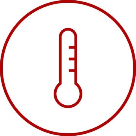 Icon for thermometer, temperature