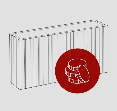 Poroton WDF Icon Wirtschaftlichkeit