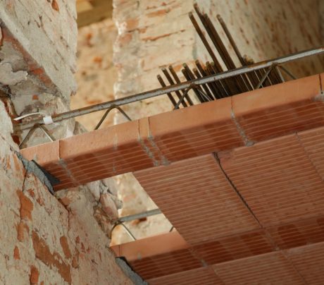 fortress, königstein, renovation, brick ceiling, filigran Ziegeldecke 18+7, filigree brick ceiling 18+7
