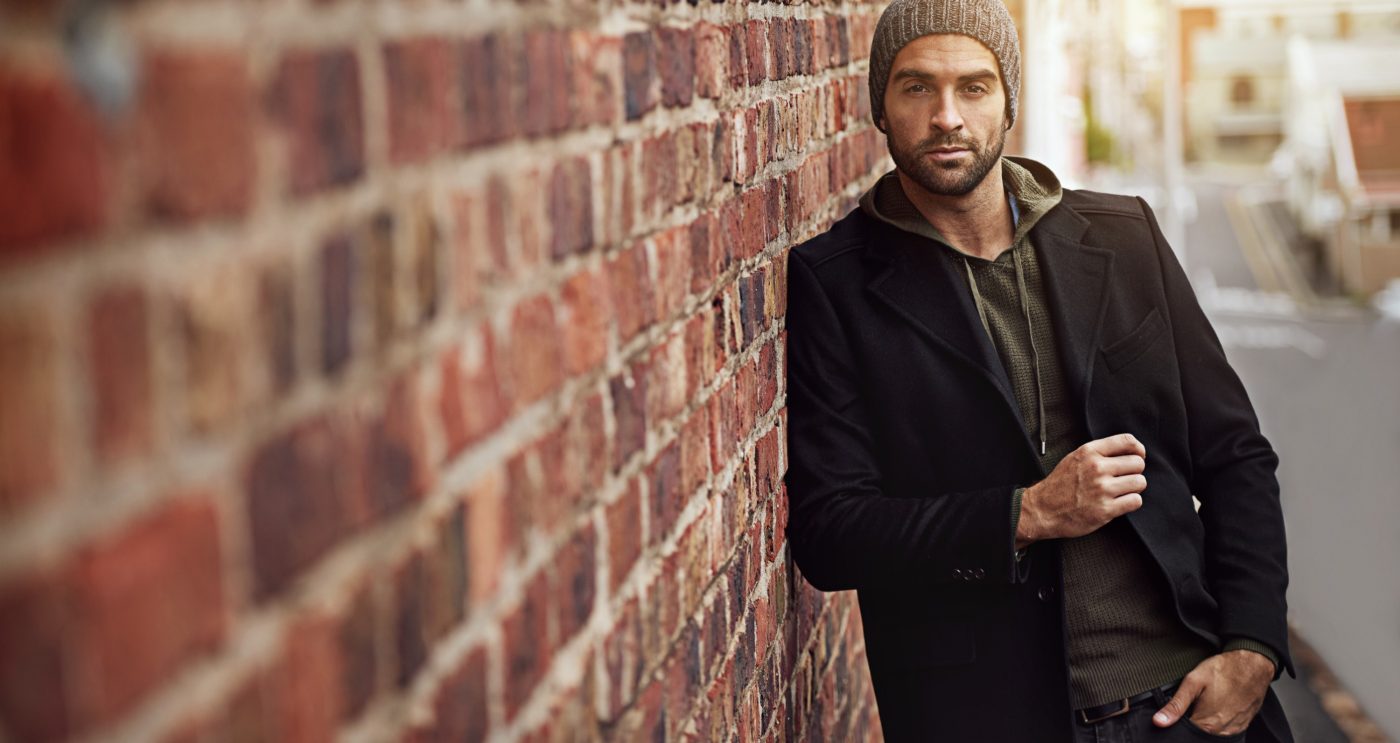 Shot of a handsome young man in trendy winter attire against a brick wallhttp://195.154.178.81/DATA/i_collage/pi/shoots/784125.jpg
