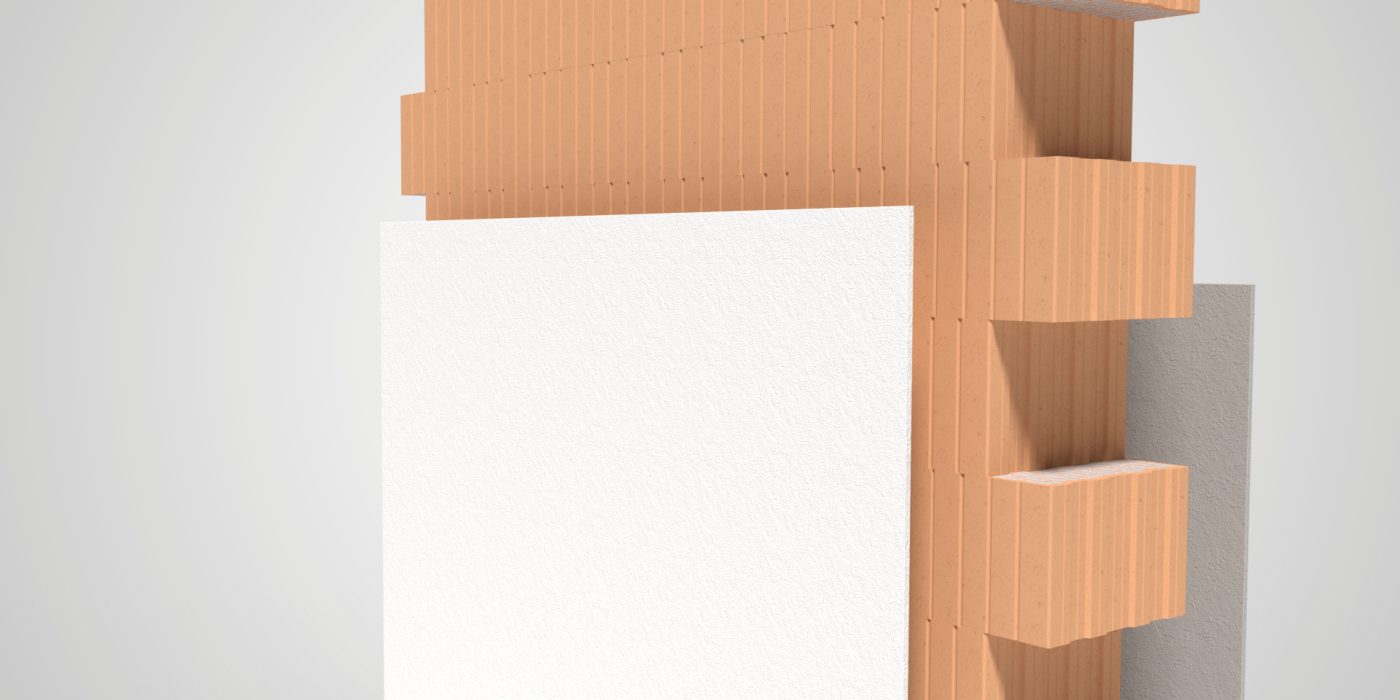 3D Wandaufbau monolithisch