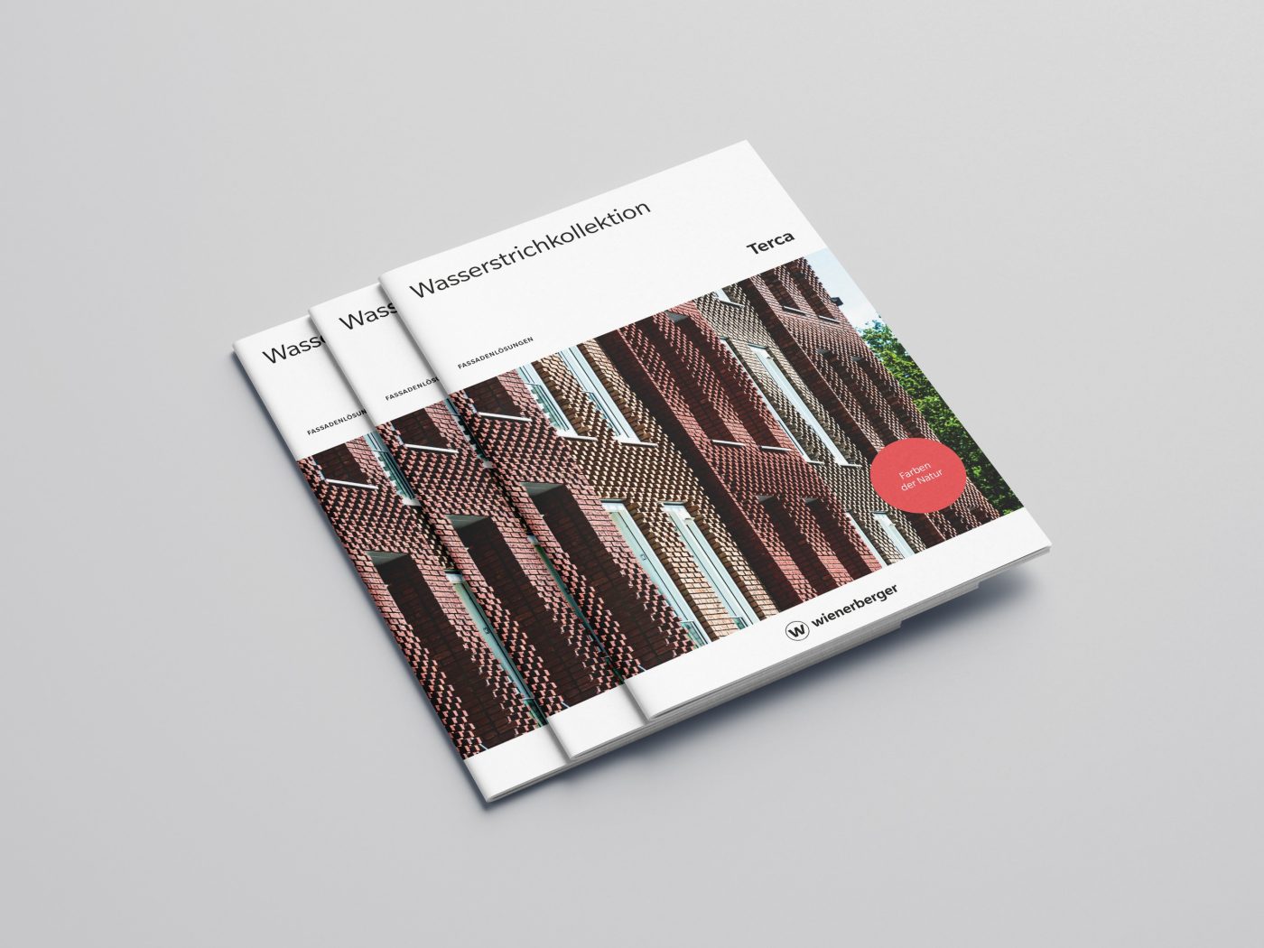 Broschüre Wasserstrichkollektion Mockup