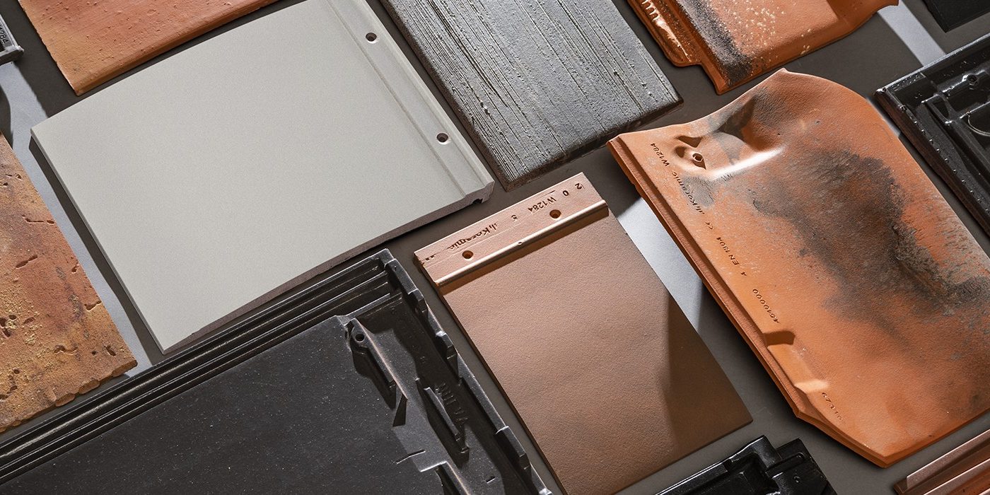Koramic roof tiles