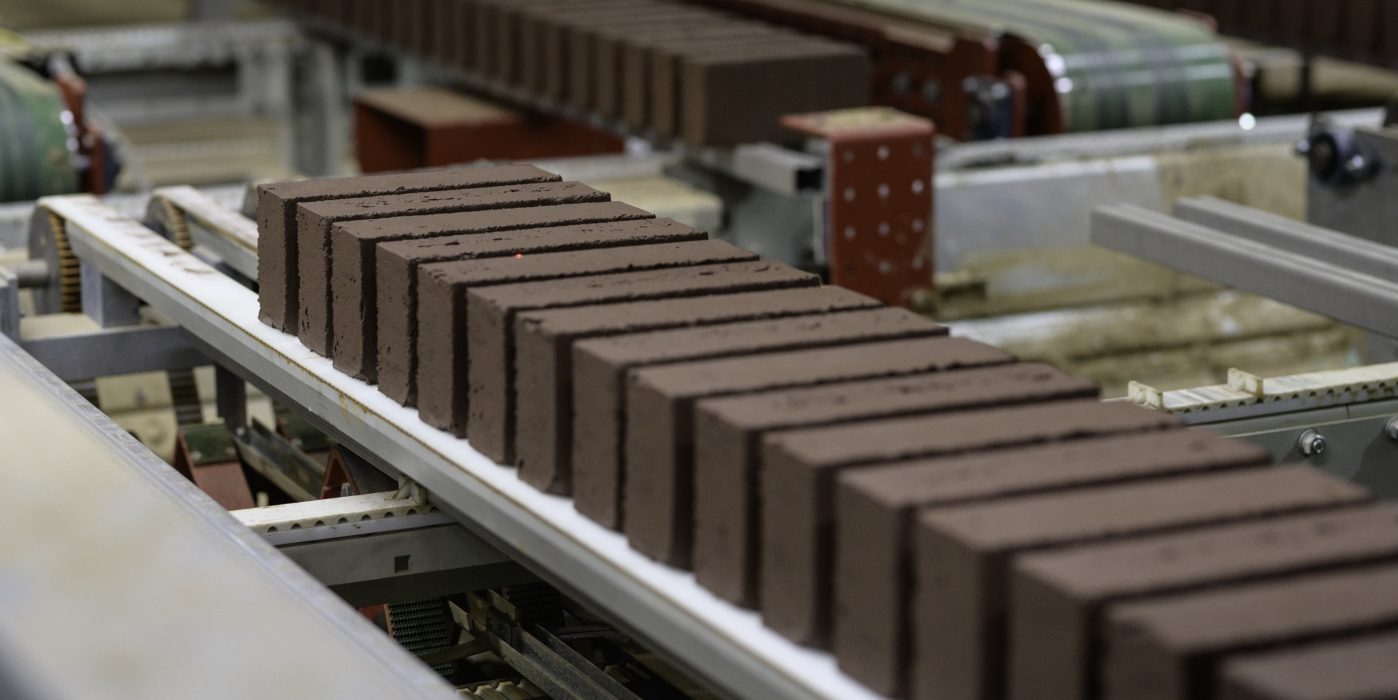 Raw clay bricks on their way to the tunnel dryer, Fast Forward Manufacturing Excellence