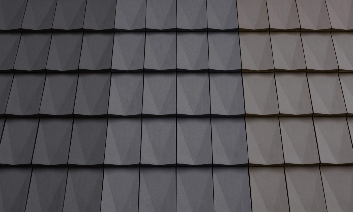 V11 3 kolory połaci dachowej Antracyt, Bazalt i Tytan