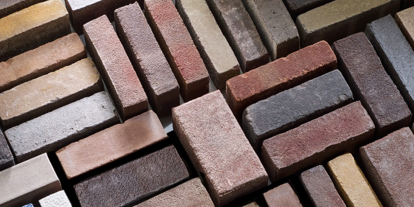 Mood image of paver collection closeup