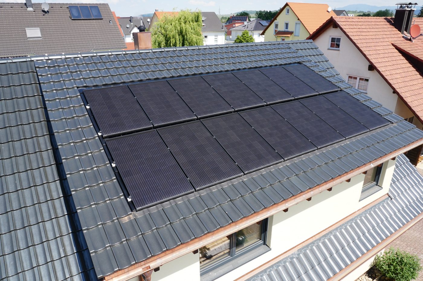 Dakvlak met Wevolt X-Roof zonnepanelen
