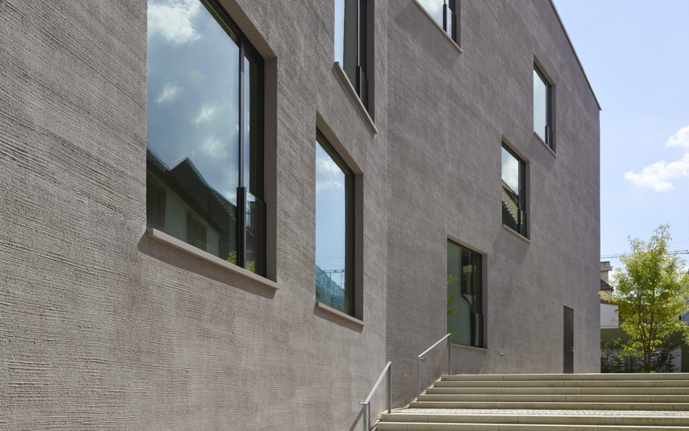 verfüllte Ziegel, MW, Mineralwolle, Erdbebenzone 3, EB, harris + kurrle architekten bda, Neckar,  Deutscher Ziegelpreis 2019, Monolith