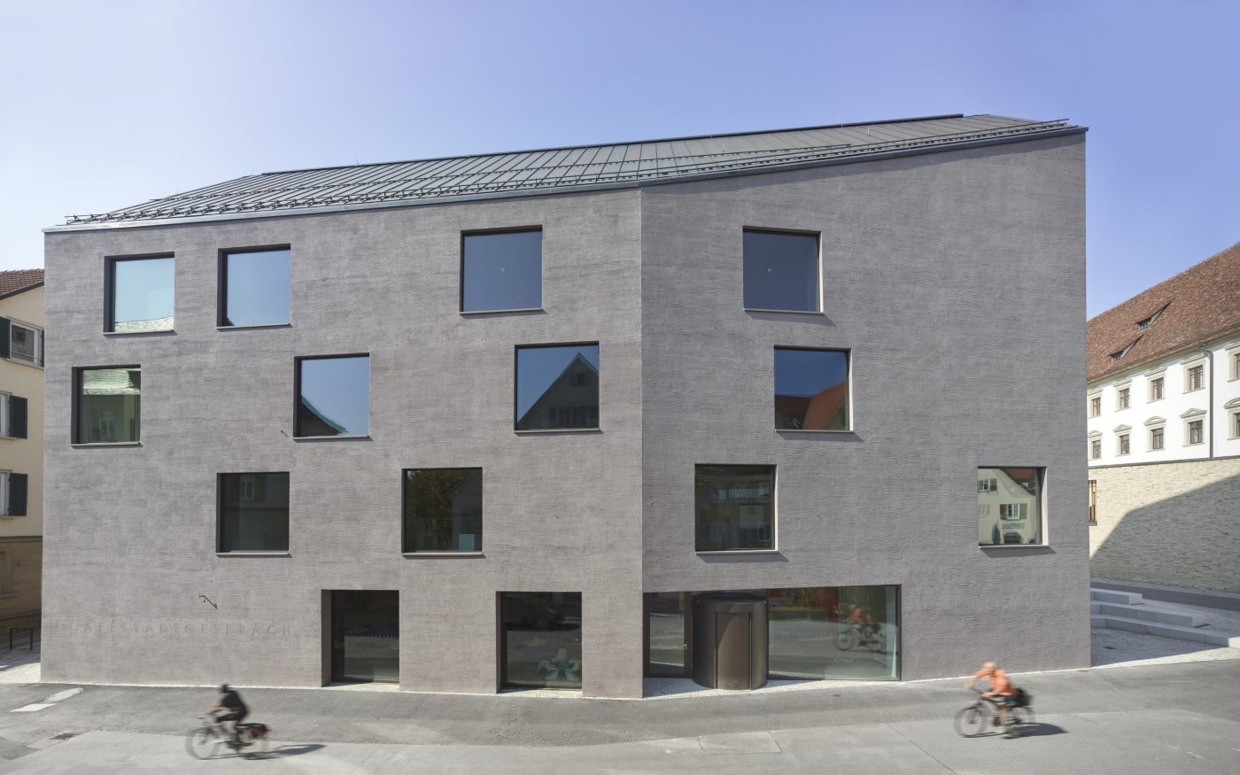 verfüllte Ziegel, MW, Mineralwolle, Erdbebenzone 3, EB, harris + kurrle architekten bda, Neckar,  Deutscher Ziegelpreis 2019, Monolith