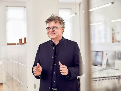 Geschäftsführer BE Baumschlager Eberle Berlin, Jaeger, Portraitfoto, Objekt Unionhilfswerk Berlin