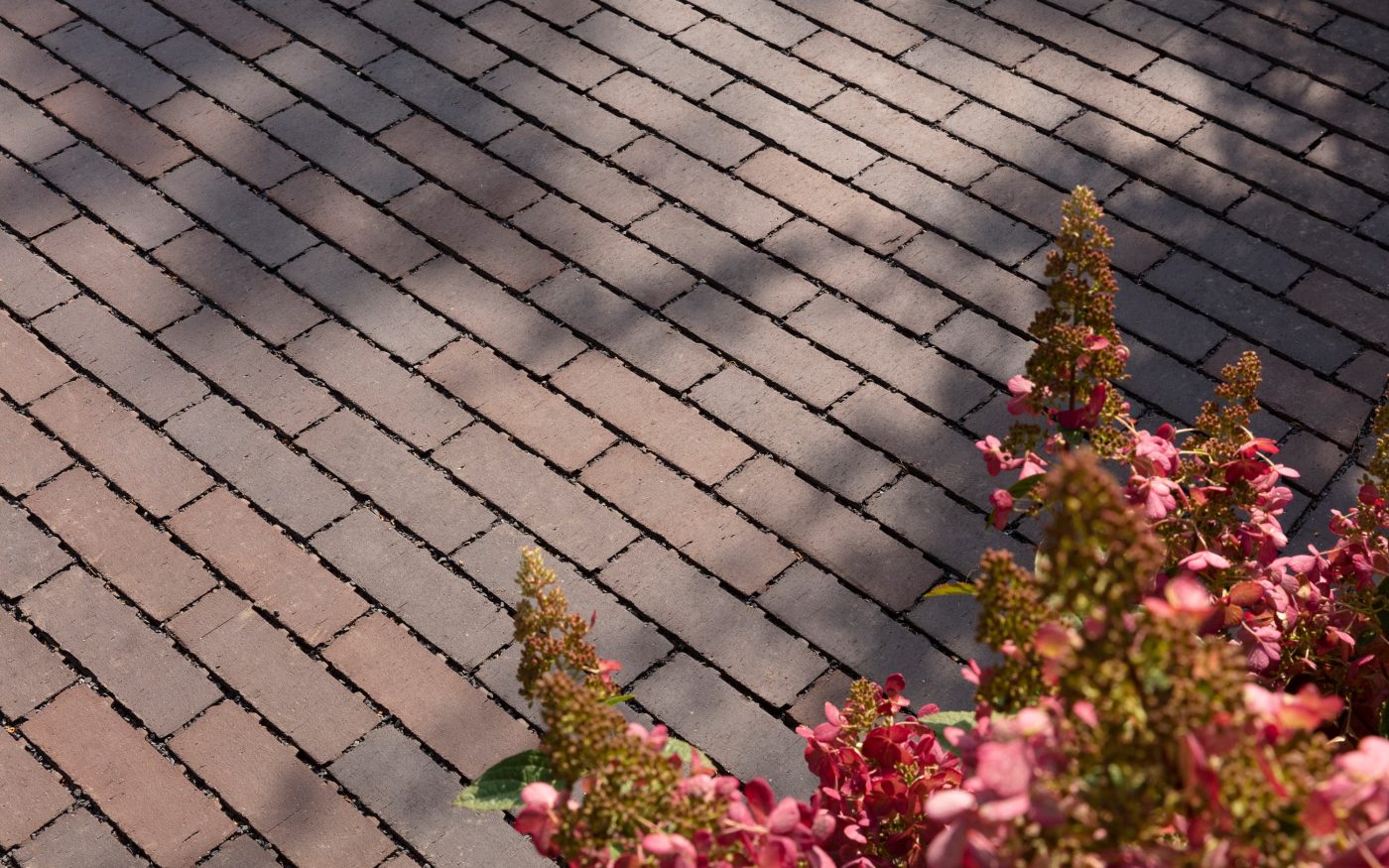 Freiflächen, Platzgestaltung, Aquata, Pflasterklinker, wasserdurchlässig, versickerungsfähig, Läuferverband, Landschaftsgestaltung, Naturschutzgebiet, Belgien, Het Maldegemveld, Tuinaanneming Trenson, Adegem