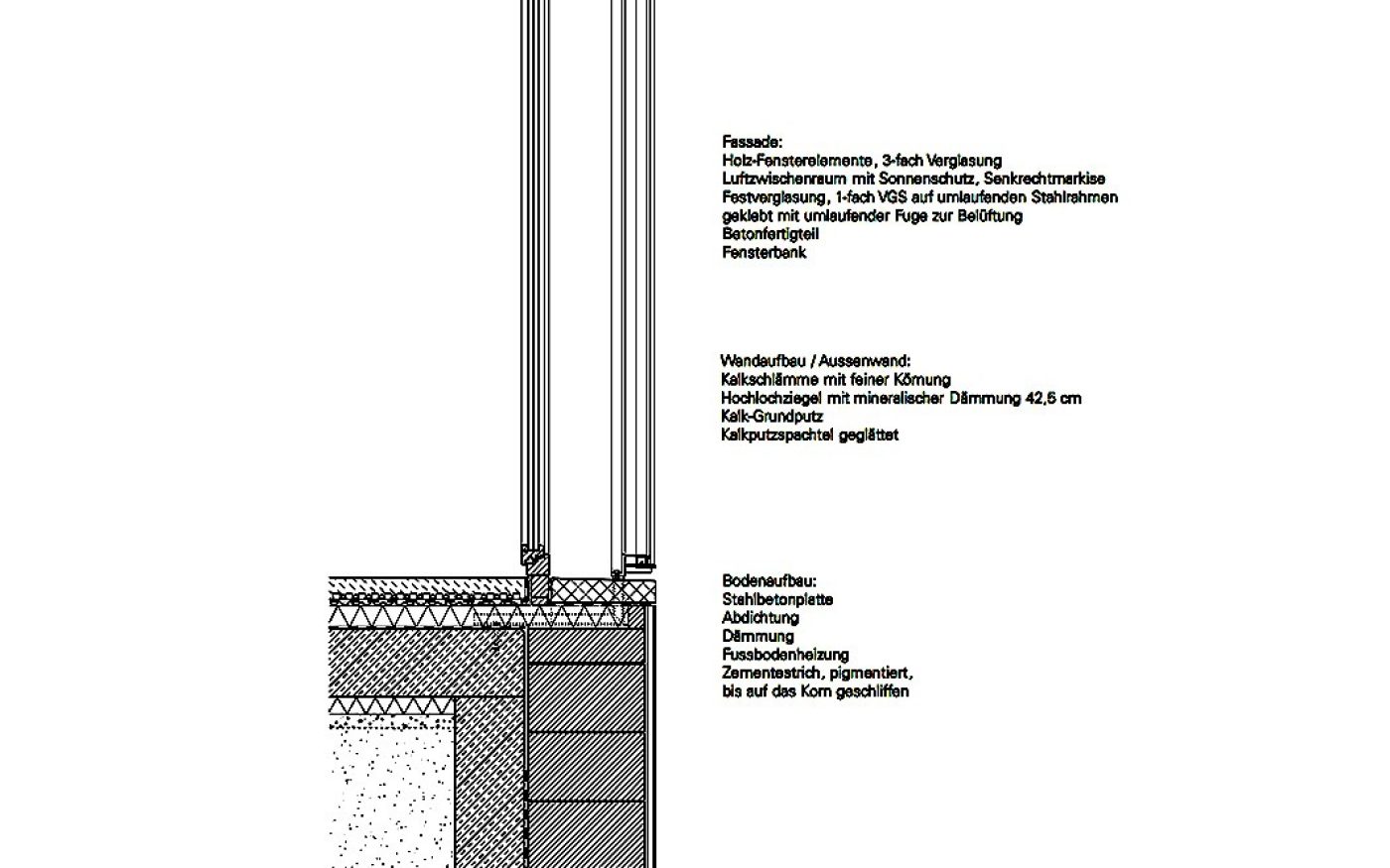 VON M Architekten, Anbau, verfüllte Ziegel, MiWo,