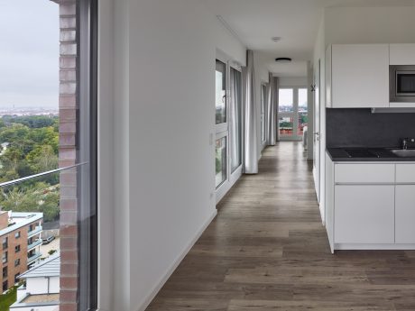 Max Dudler, Strangpressziegel, Bristol (ehemaliger Sortenname), Studentenwohnheim, Hainholz, Schulenburger Landstraße 114