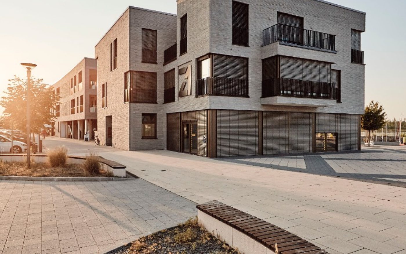 Terca polaris, kap zwenkau, hafengebäude, habour building, langformat, 