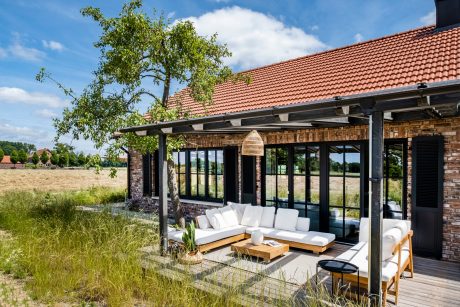 Retro Vormauerziegel, Rustica Olde Wells, Oude-Serie, Umbau, Sanierung, ehemaliger Hühnerstall,, Engelshove Architekten, Haus Görlich, 