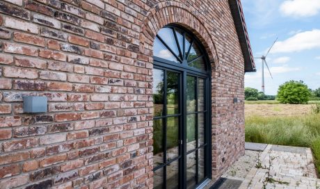 Retro Vormauerziegel, Rustica Olde Wells, Oude-Serie, Umbau, Sanierung, ehemaliger Hühnerstall,, Engelshove Architekten, Haus Görlich, 