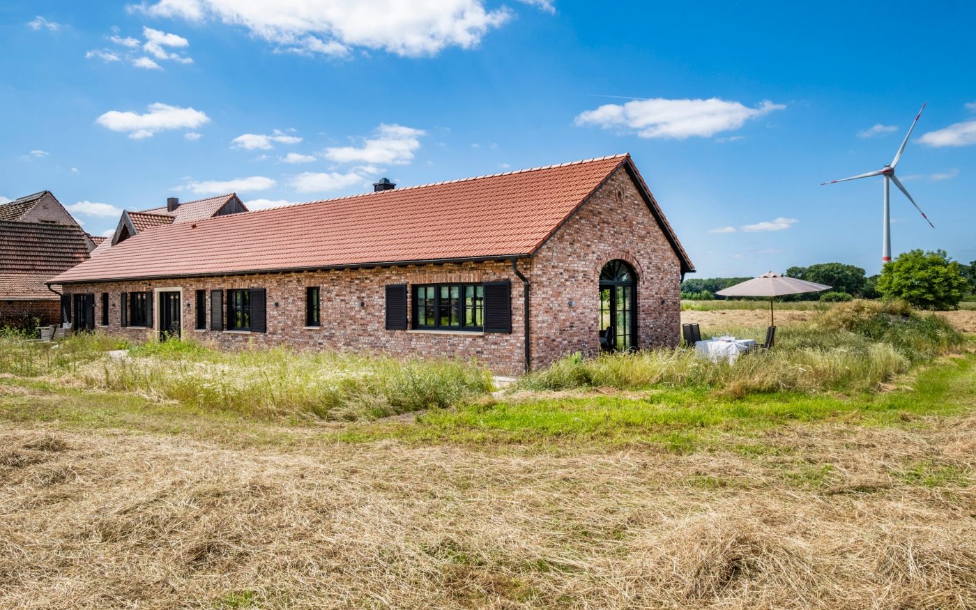 Retro Vormauerziegel, Rustica Olde Wells, Oude-Serie, Umbau, Sanierung, ehemaliger Hühnerstall,, Engelshove Architekten, Haus Görlich, 