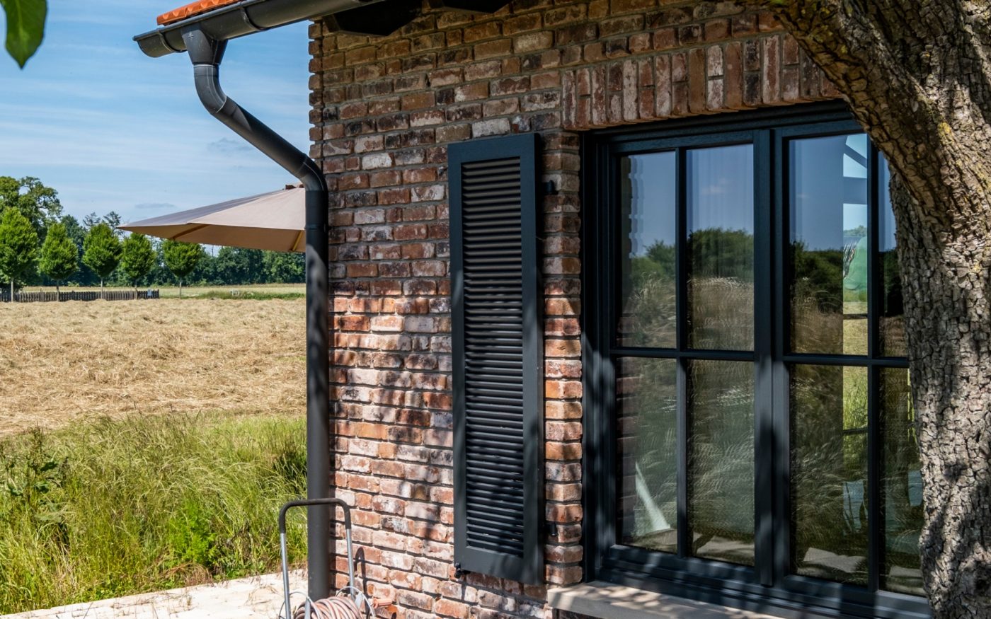 Retro Vormauerziegel, Rustica Olde Wells, Oude-Serie, Umbau, Sanierung, ehemaliger Hühnerstall,, Engelshove Architekten, Haus Görlich, 